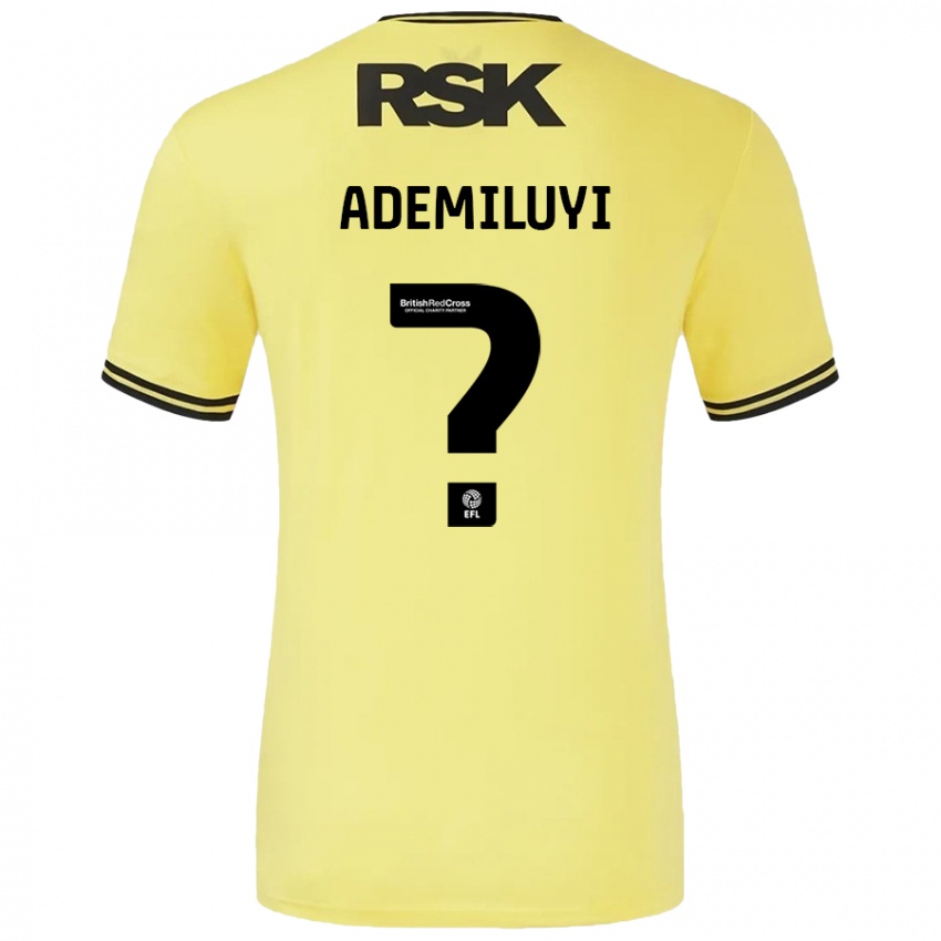 Criança Camisola Princess Ademiluyi #0 Amarelo Preto Alternativa 2024/25 Camisa Brasil