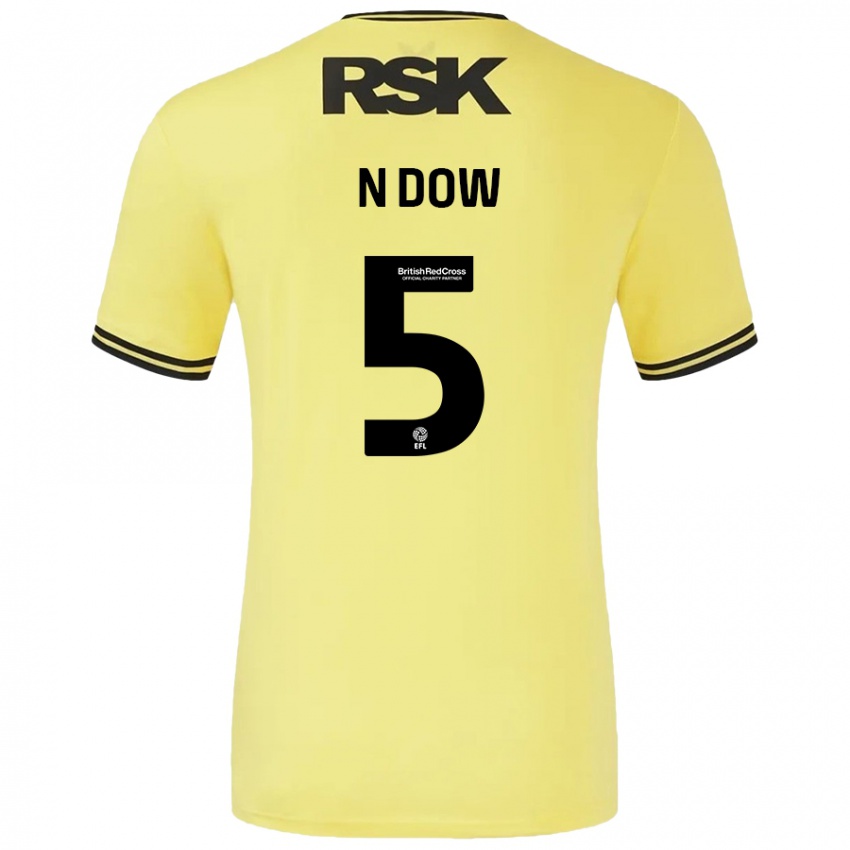 Criança Camisola Elisha N'dow #5 Amarelo Preto Alternativa 2024/25 Camisa Brasil