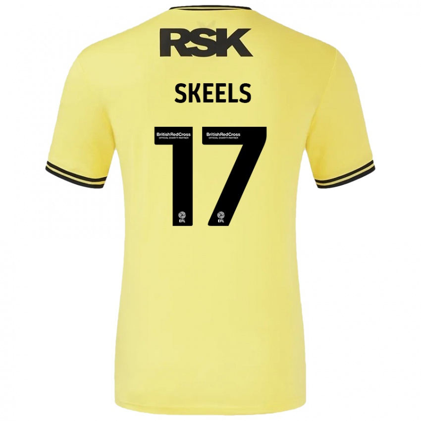 Criança Camisola Kiera Skeels #17 Amarelo Preto Alternativa 2024/25 Camisa Brasil