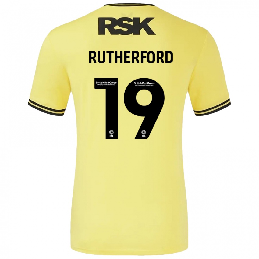 Criança Camisola Ella Rutherford #19 Amarelo Preto Alternativa 2024/25 Camisa Brasil