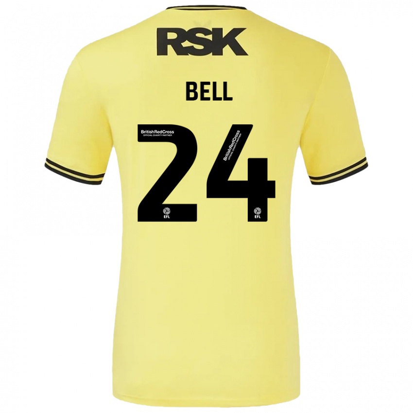 Criança Camisola Taylor Bell #24 Amarelo Preto Alternativa 2024/25 Camisa Brasil