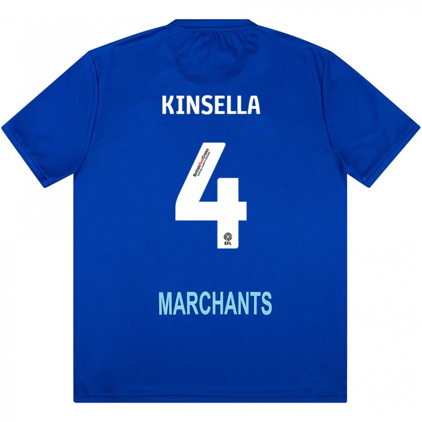 Criança Camisola Liam Kinsella #4 Verde Alternativa 2024/25 Camisa Brasil