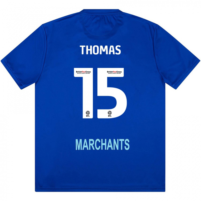 Criança Camisola Jordan Thomas #15 Verde Alternativa 2024/25 Camisa Brasil