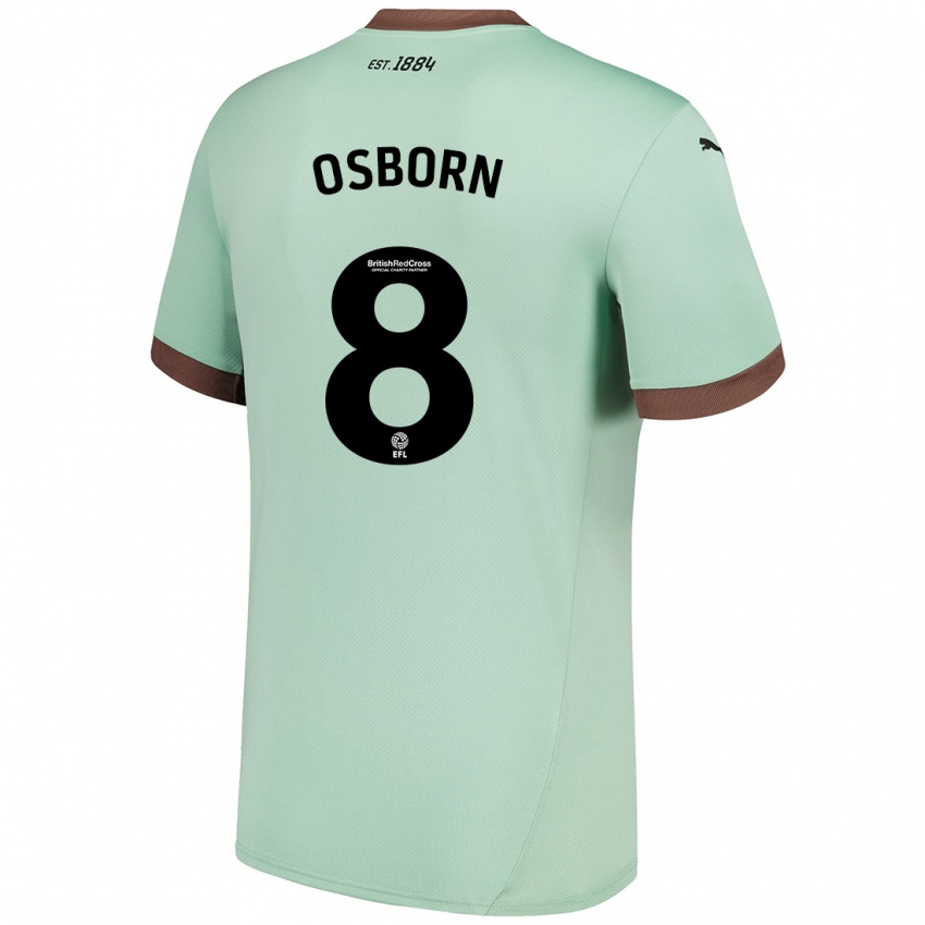 Criança Camisola Ben Osborn #8 Verde Claro Alternativa 2024/25 Camisa Brasil