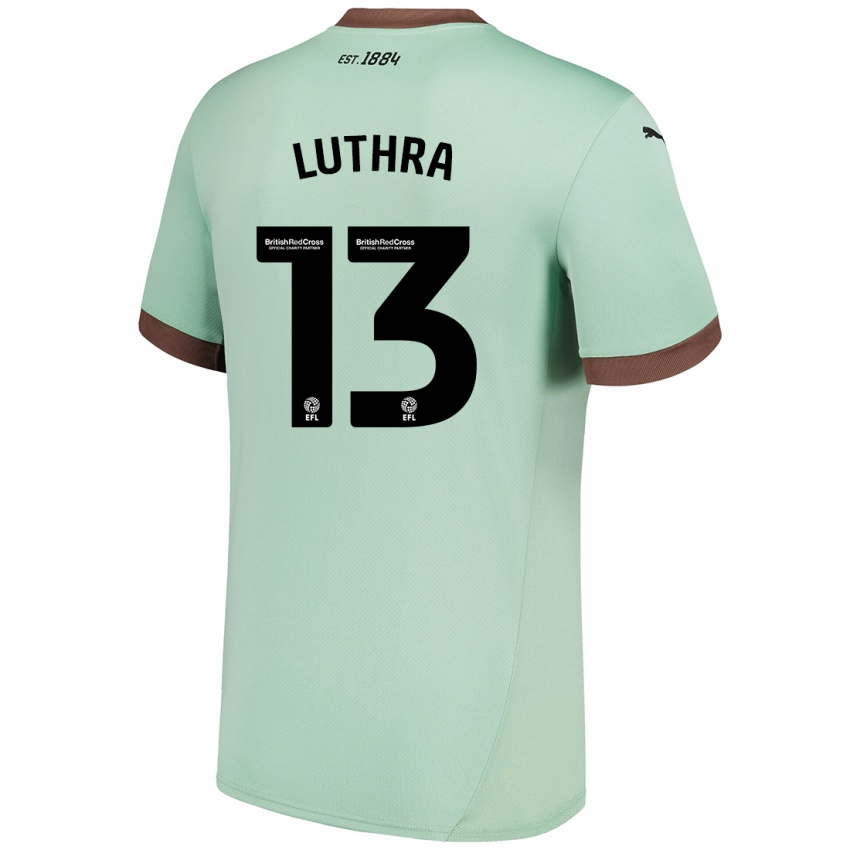 Criança Camisola Rohan Luthra #13 Verde Claro Alternativa 2024/25 Camisa Brasil