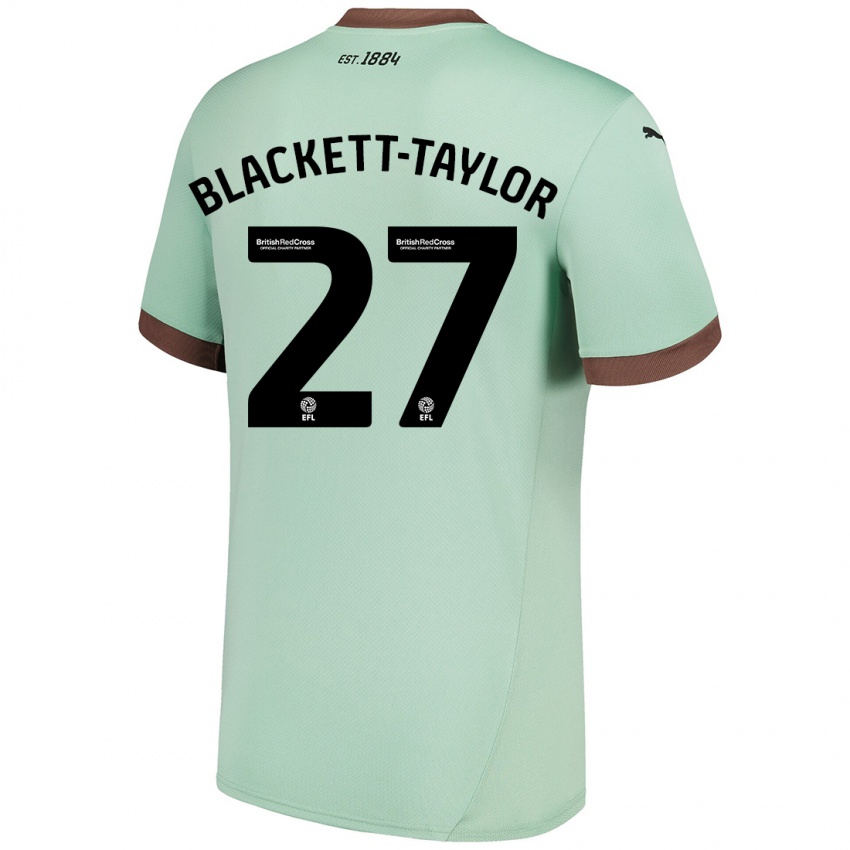 Criança Camisola Corey Blackett-Taylor #27 Verde Claro Alternativa 2024/25 Camisa Brasil