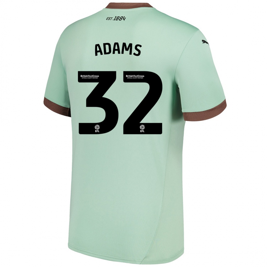 Criança Camisola Ebou Adams #32 Verde Claro Alternativa 2024/25 Camisa Brasil