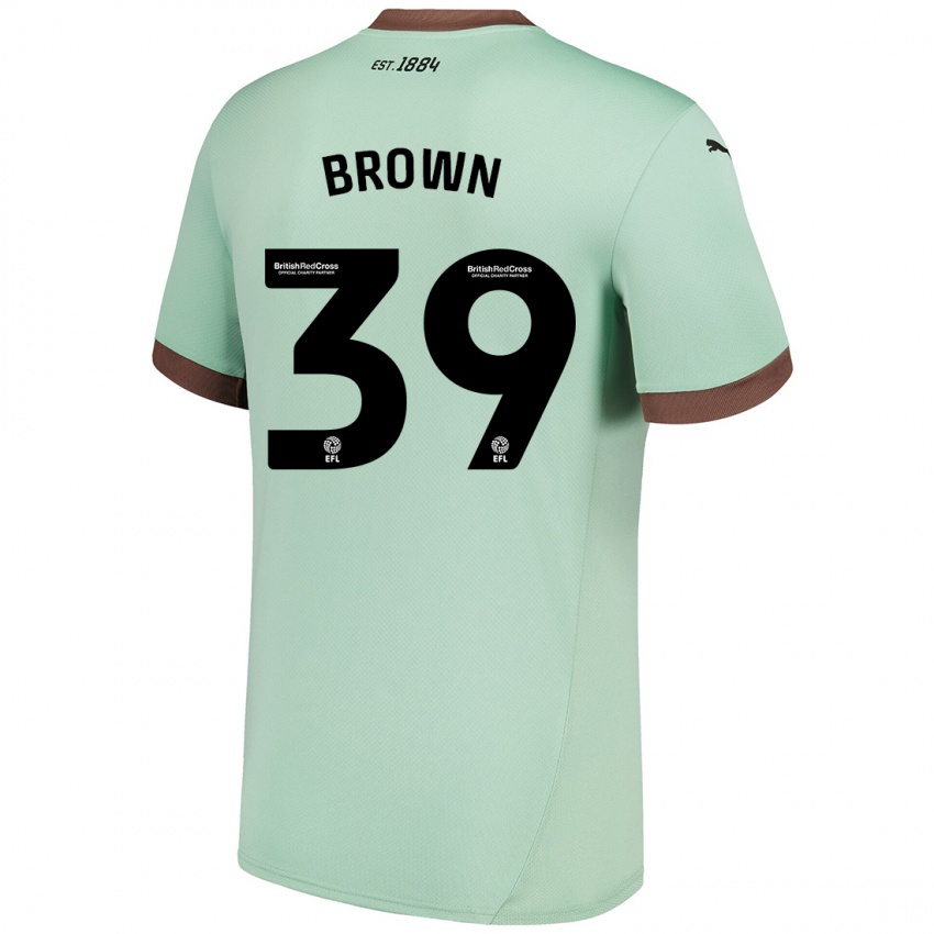 Criança Camisola Dajaune Brown #39 Verde Claro Alternativa 2024/25 Camisa Brasil