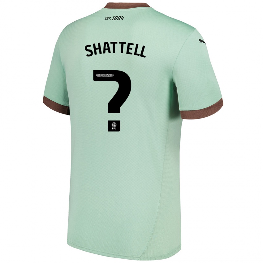 Criança Camisola Josh Shattell #0 Verde Claro Alternativa 2024/25 Camisa Brasil