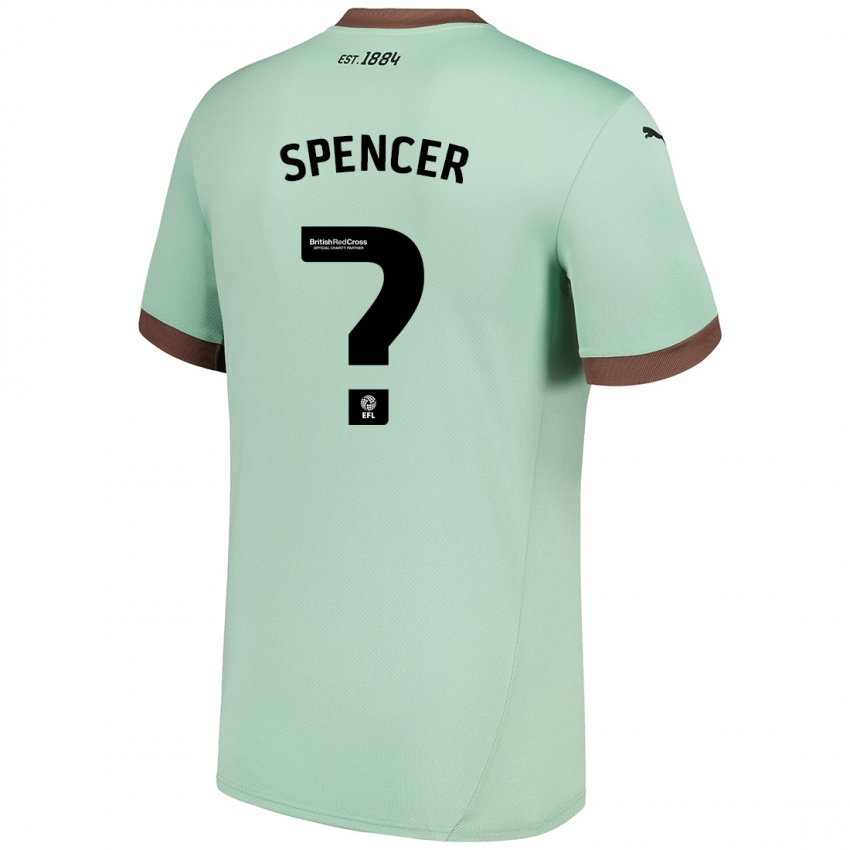 Criança Camisola Morten Spencer #0 Verde Claro Alternativa 2024/25 Camisa Brasil