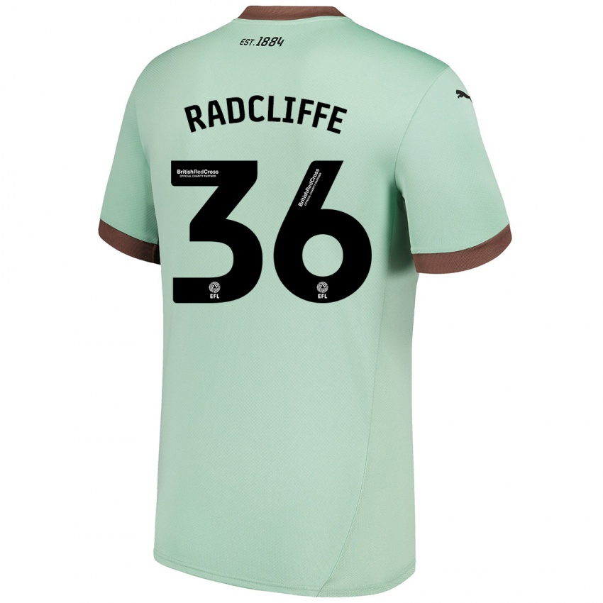 Criança Camisola Ben Radcliffe #36 Verde Claro Alternativa 2024/25 Camisa Brasil