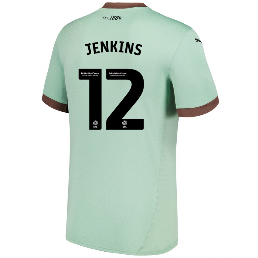 Criança Camisola Camille Jenkins #12 Verde Claro Alternativa 2024/25 Camisa Brasil