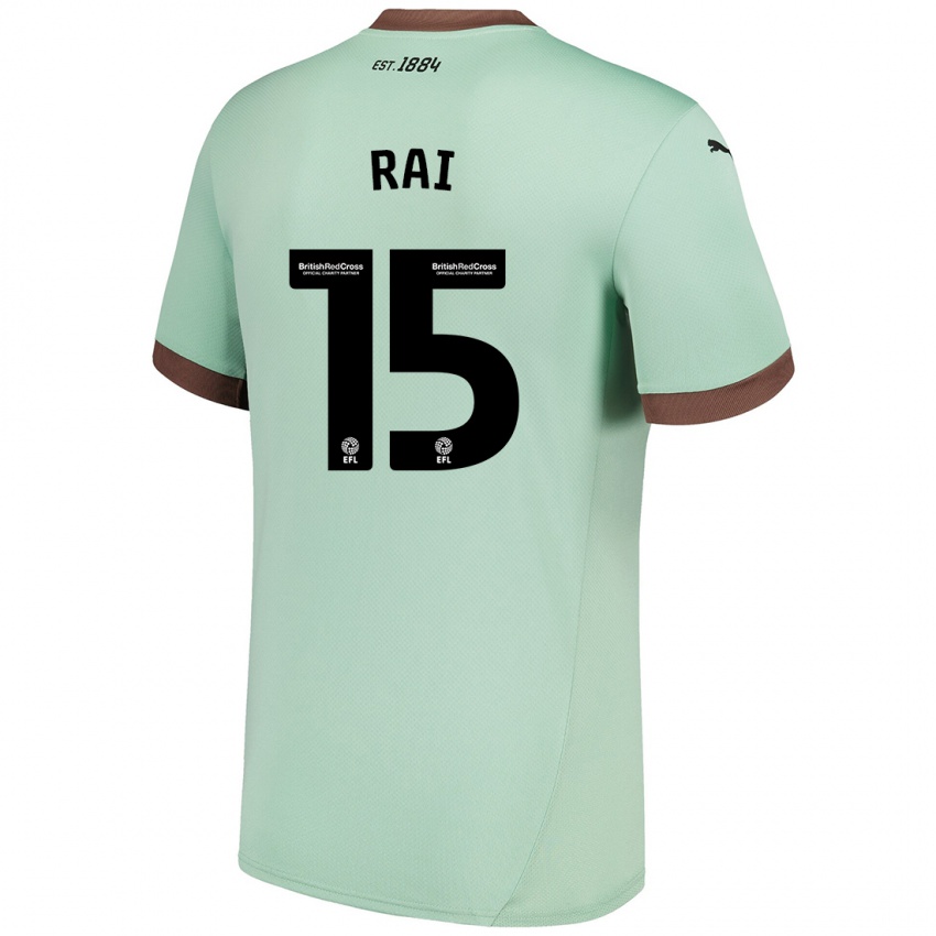 Criança Camisola Kira Rai #15 Verde Claro Alternativa 2024/25 Camisa Brasil