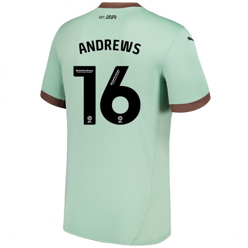 Criança Camisola Marli Rhodes-Andrews #16 Verde Claro Alternativa 2024/25 Camisa Brasil