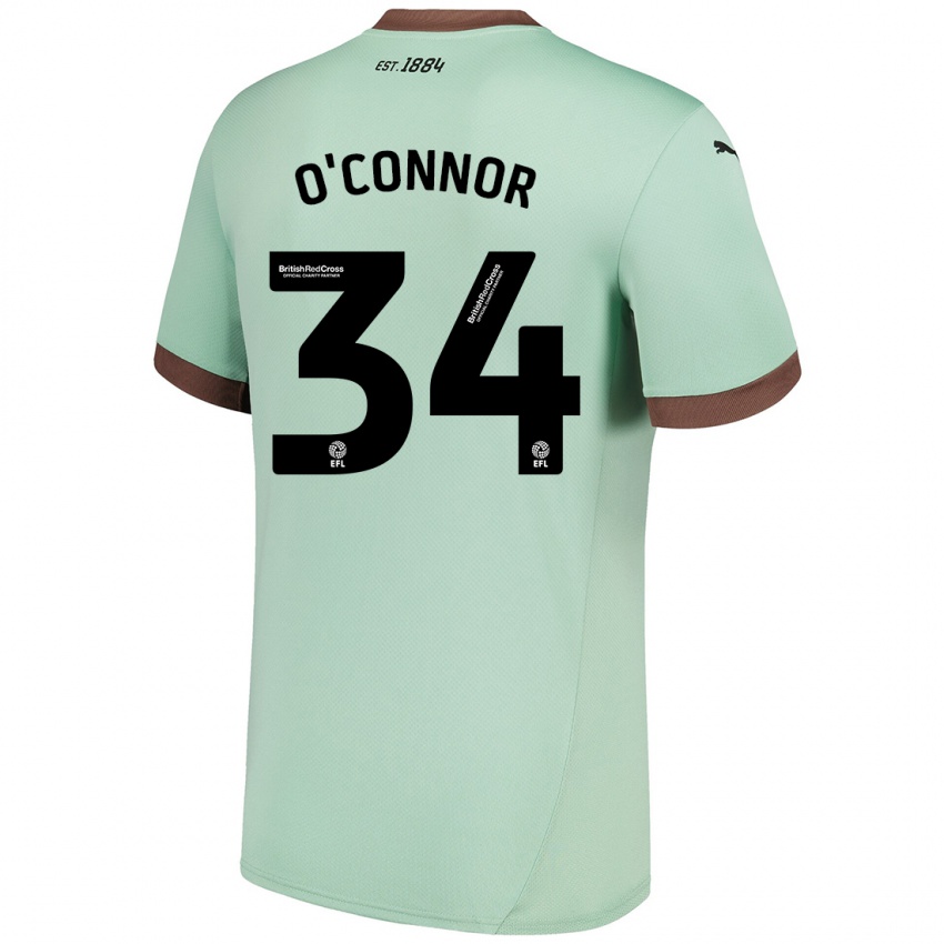 Criança Camisola Dolcie O'connor #34 Verde Claro Alternativa 2024/25 Camisa Brasil