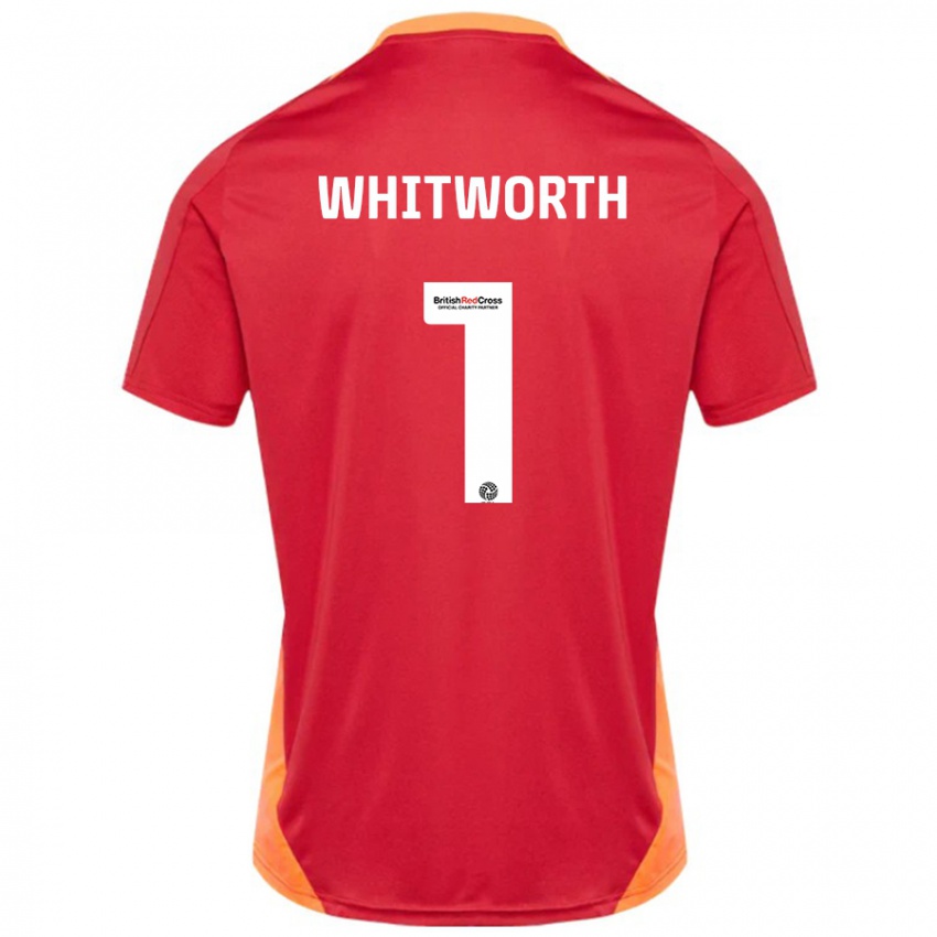 Criança Camisola Joe Whitworth #1 Azul Desligado Branco Alternativa 2024/25 Camisa Brasil