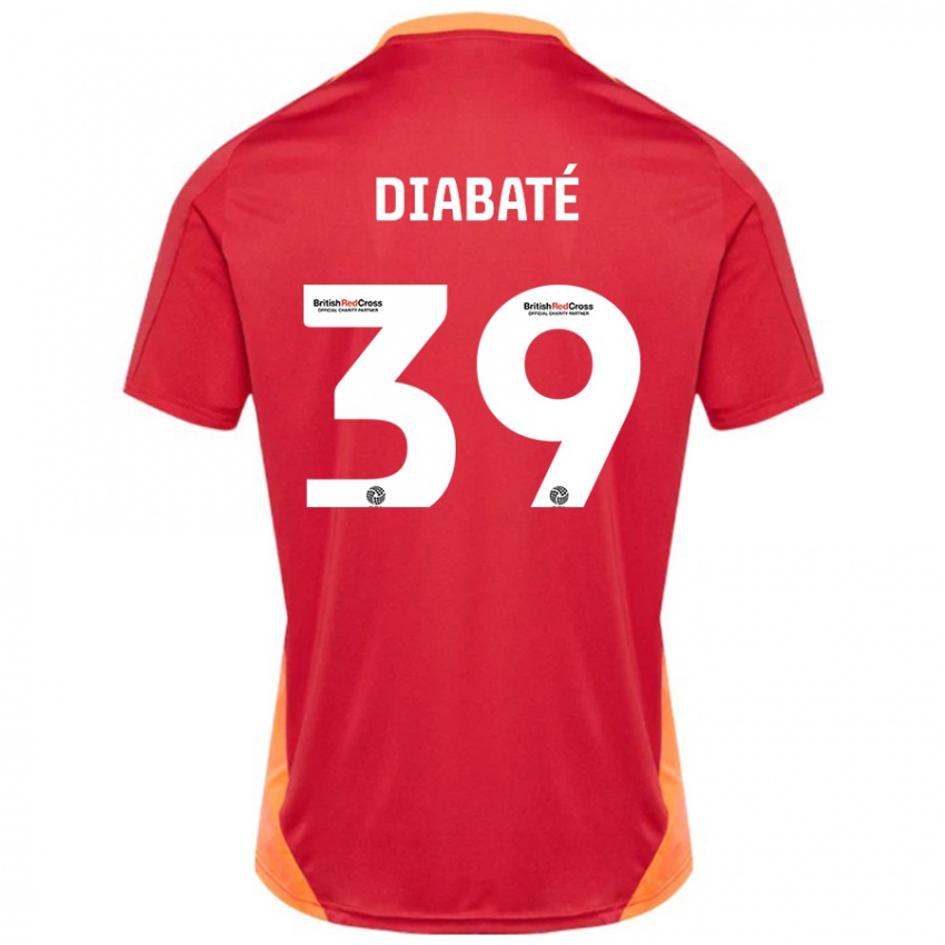 Criança Camisola Cheick Diabaté #39 Azul Desligado Branco Alternativa 2024/25 Camisa Brasil