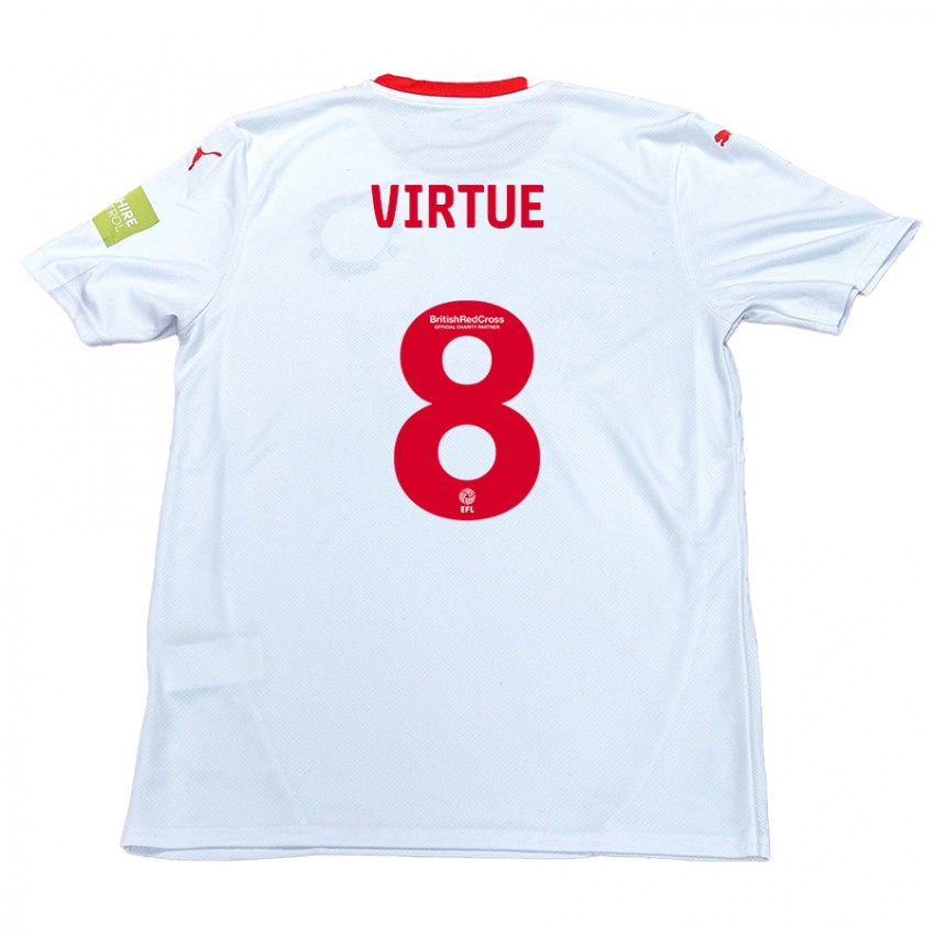 Criança Camisola Matty Virtue #8 Branco Alternativa 2024/25 Camisa Brasil