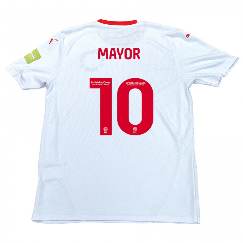 Criança Camisola Danny Mayor #10 Branco Alternativa 2024/25 Camisa Brasil