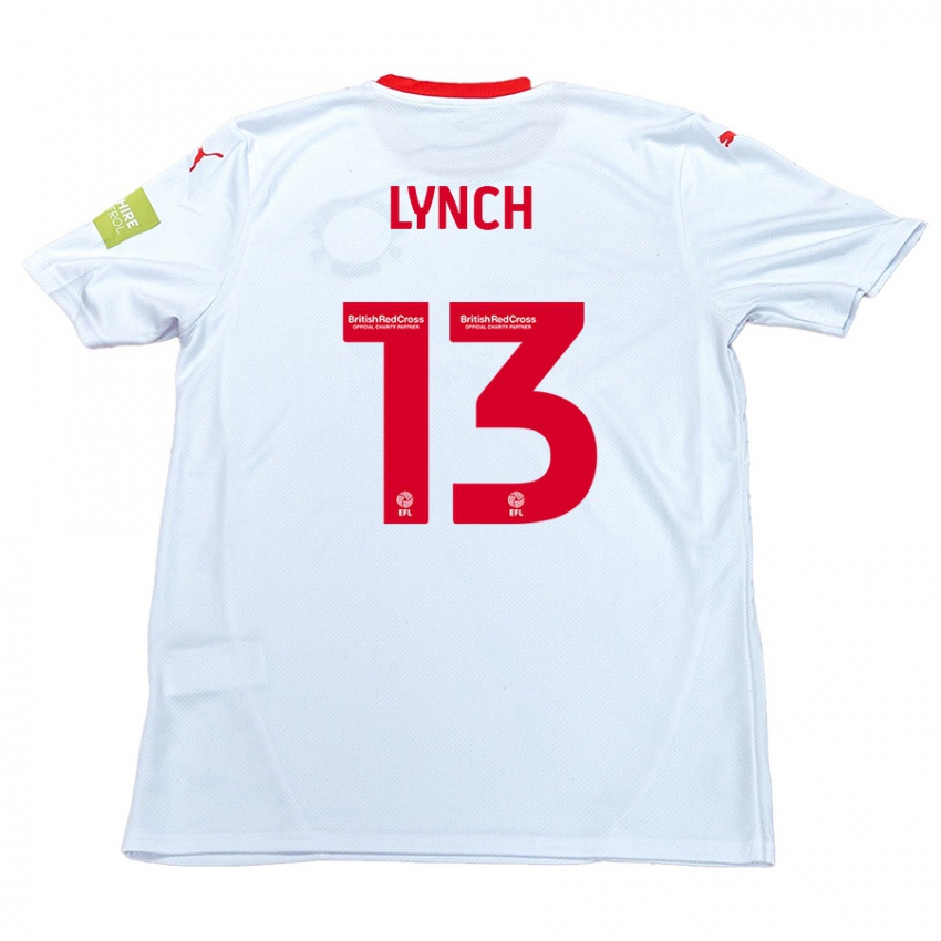 Criança Camisola Jay Lynch #13 Branco Alternativa 2024/25 Camisa Brasil