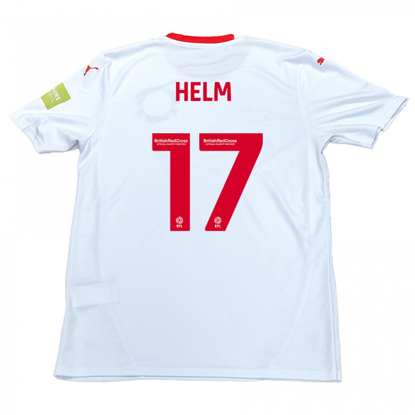 Criança Camisola Mark Helm #17 Branco Alternativa 2024/25 Camisa Brasil