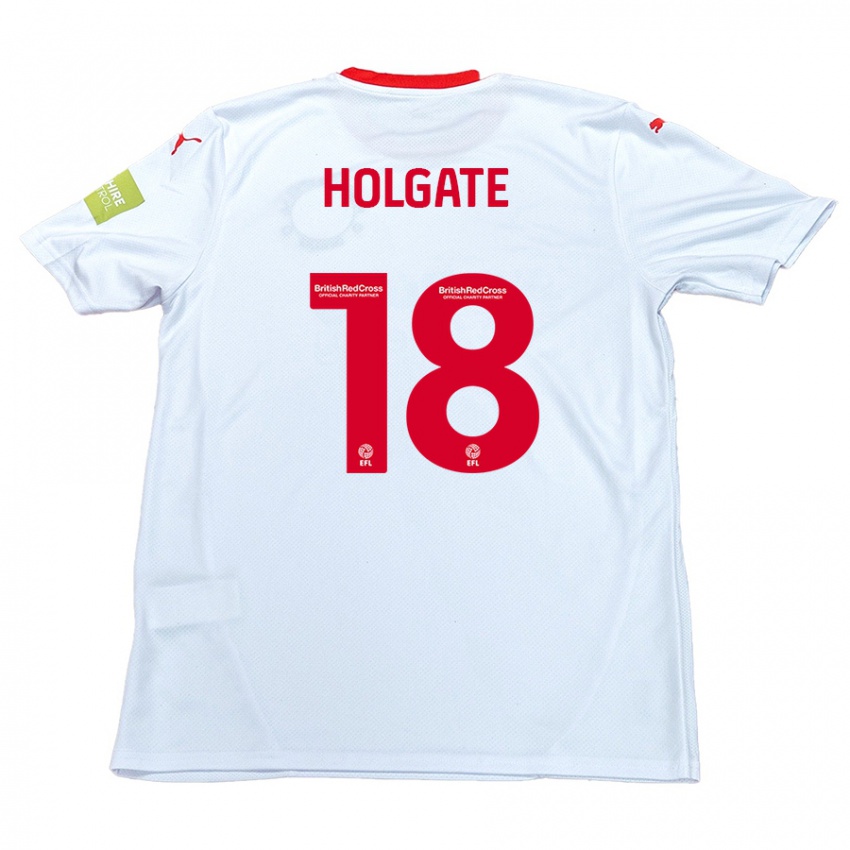 Criança Camisola Harrison Holgate #18 Branco Alternativa 2024/25 Camisa Brasil