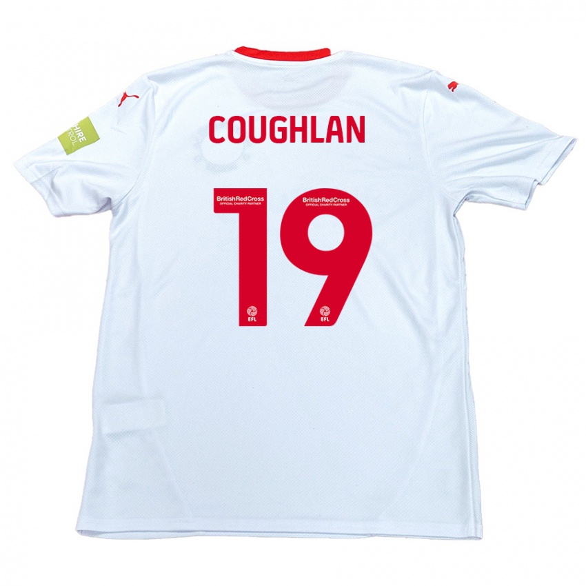 Criança Camisola Ronan Coughlan #19 Branco Alternativa 2024/25 Camisa Brasil