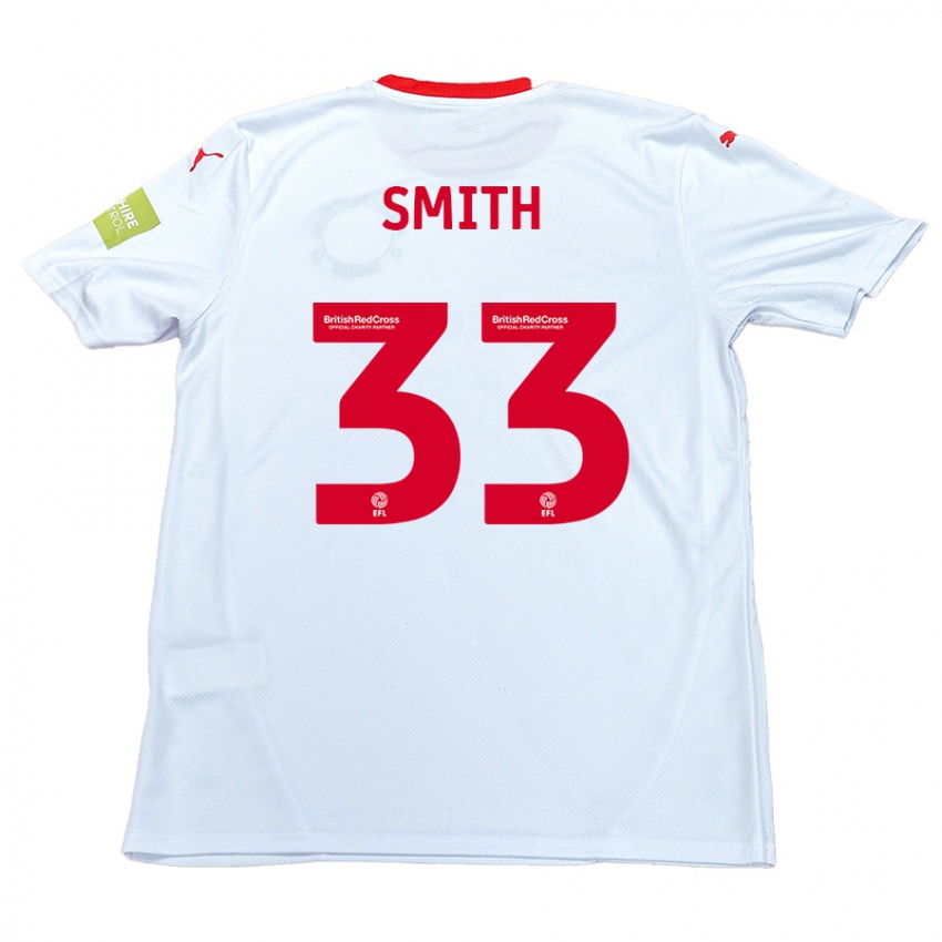 Criança Camisola Pele Smith #33 Branco Alternativa 2024/25 Camisa Brasil