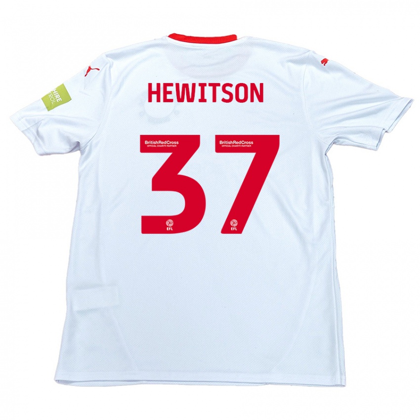 Criança Camisola Luke Hewitson #37 Branco Alternativa 2024/25 Camisa Brasil