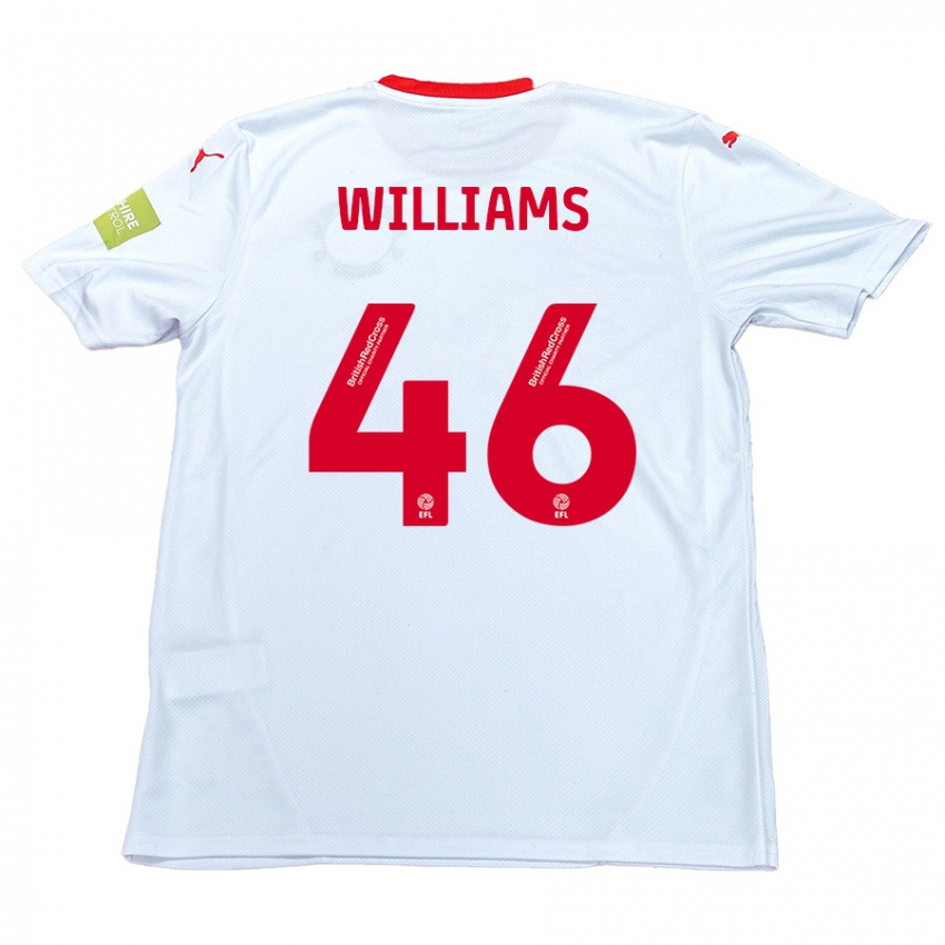 Criança Camisola Theo Williams #46 Branco Alternativa 2024/25 Camisa Brasil