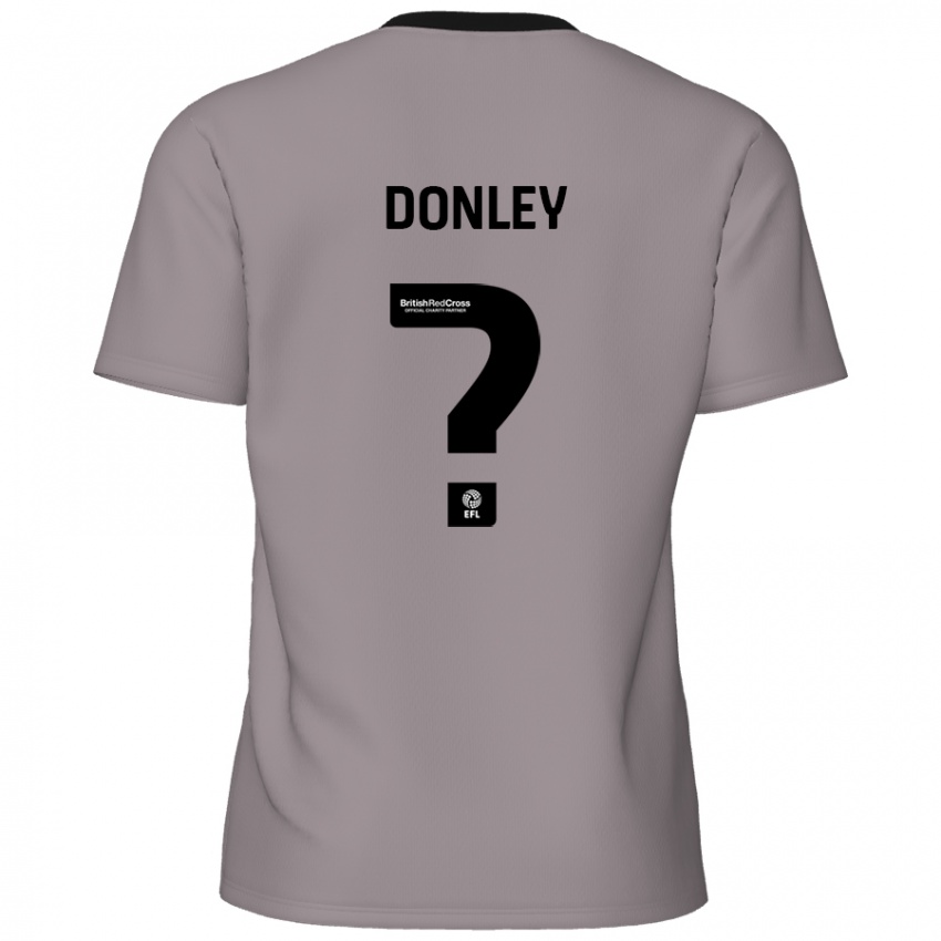 Criança Camisola Jamie Donley #0 Cinzento Alternativa 2024/25 Camisa Brasil