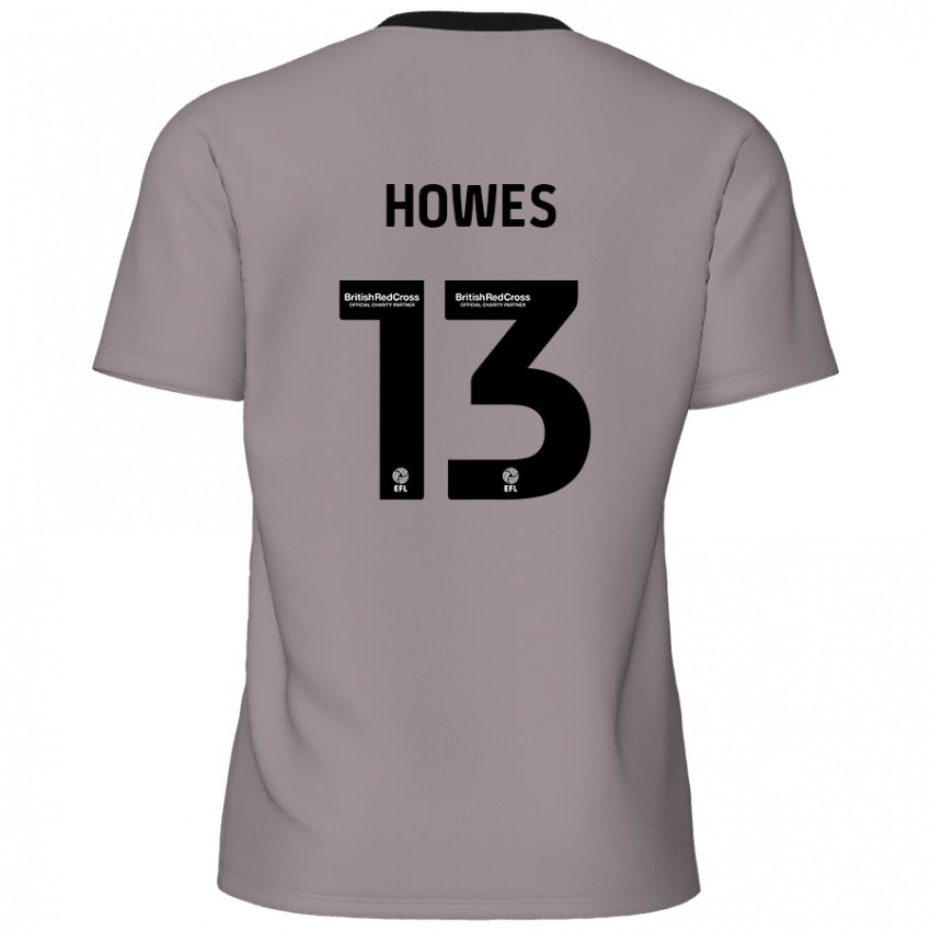 Criança Camisola Sam Howes #13 Cinzento Alternativa 2024/25 Camisa Brasil