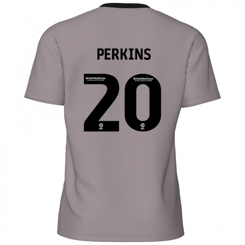 Criança Camisola Sonny Perkins #20 Cinzento Alternativa 2024/25 Camisa Brasil