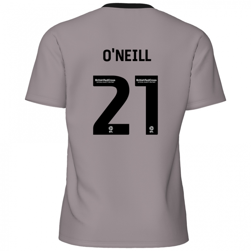 Criança Camisola Ollie O'neill #21 Cinzento Alternativa 2024/25 Camisa Brasil