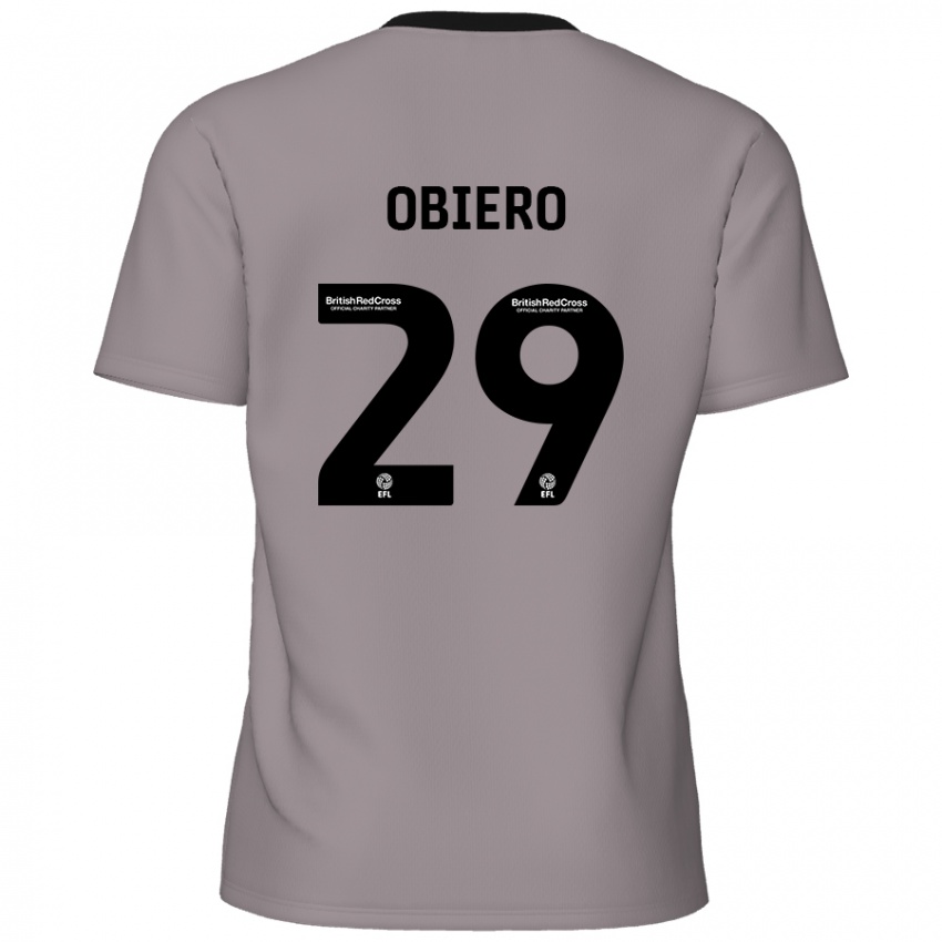 Criança Camisola Zech Obiero #29 Cinzento Alternativa 2024/25 Camisa Brasil