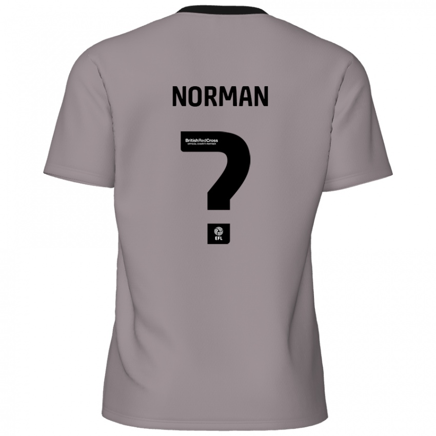 Criança Camisola Freddie Norman #0 Cinzento Alternativa 2024/25 Camisa Brasil