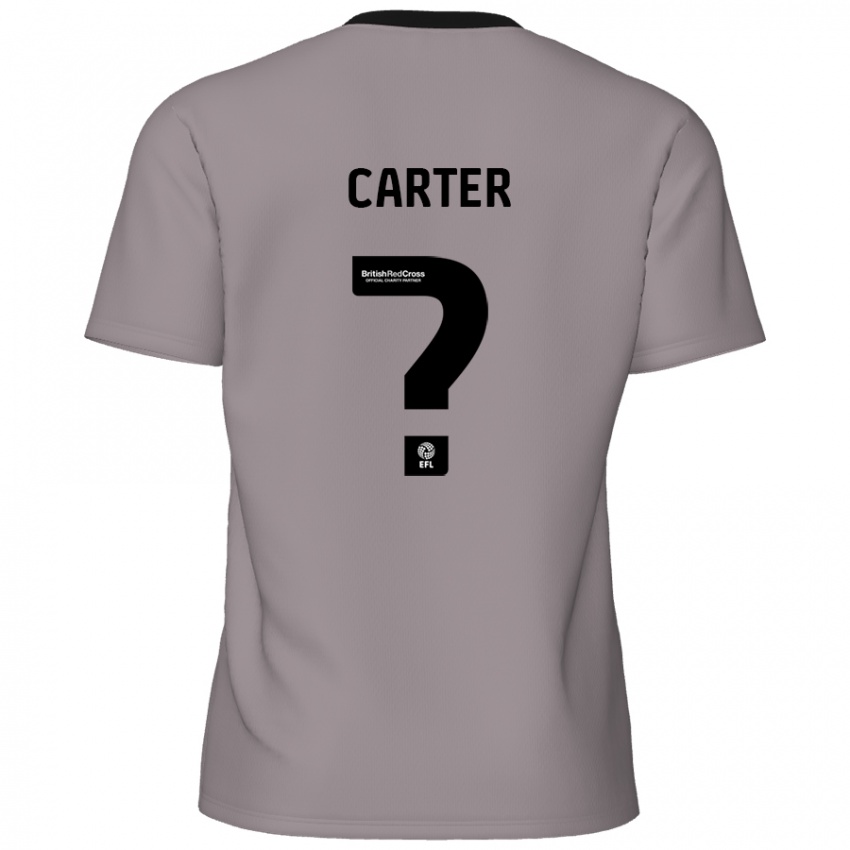 Criança Camisola Dan Carter #0 Cinzento Alternativa 2024/25 Camisa Brasil