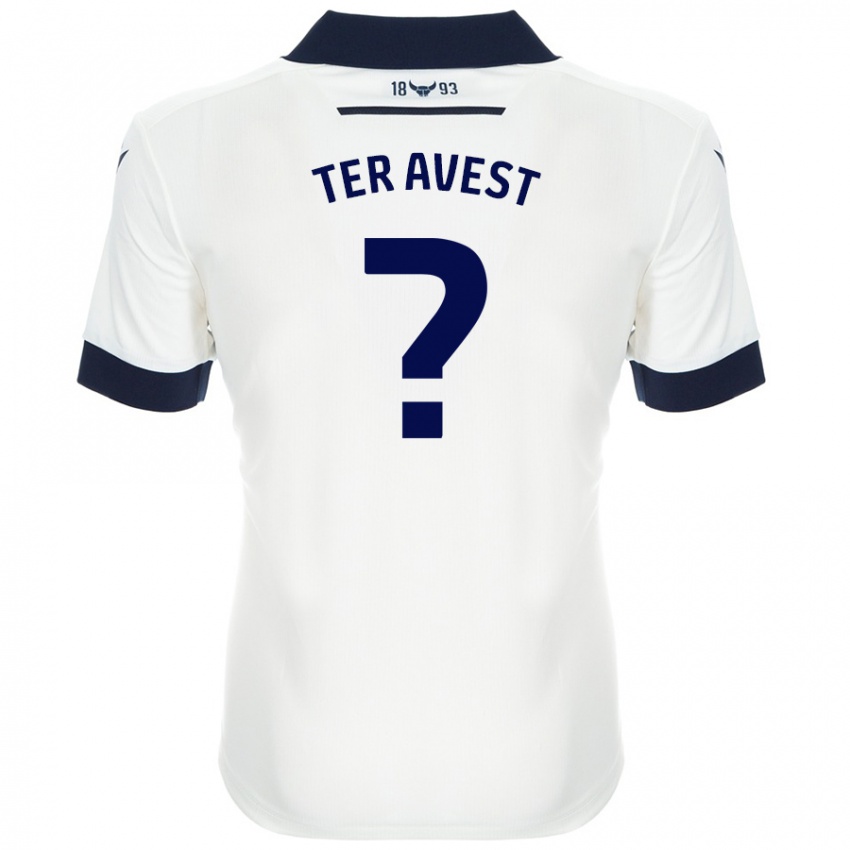 Criança Camisola Hidde Ter Avest #0 Azul-Marinho Branco Alternativa 2024/25 Camisa Brasil