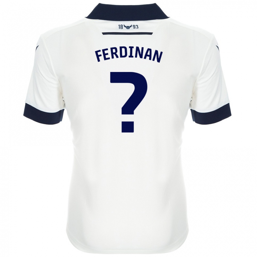 Criança Camisola Marselino Ferdinan #0 Azul-Marinho Branco Alternativa 2024/25 Camisa Brasil