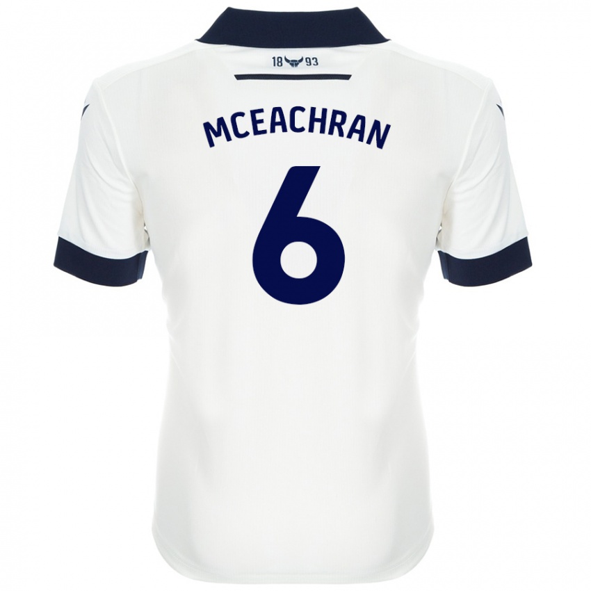 Criança Camisola Josh Mceachran #6 Azul-Marinho Branco Alternativa 2024/25 Camisa Brasil