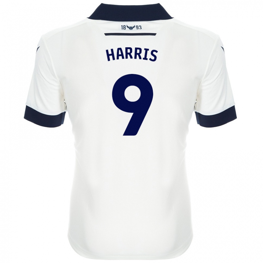 Criança Camisola Mark Harris #9 Azul-Marinho Branco Alternativa 2024/25 Camisa Brasil