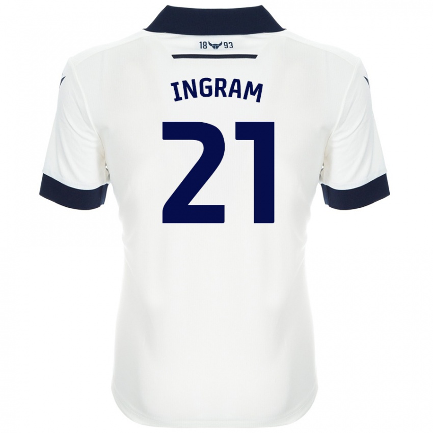 Criança Camisola Matt Ingram #21 Azul-Marinho Branco Alternativa 2024/25 Camisa Brasil