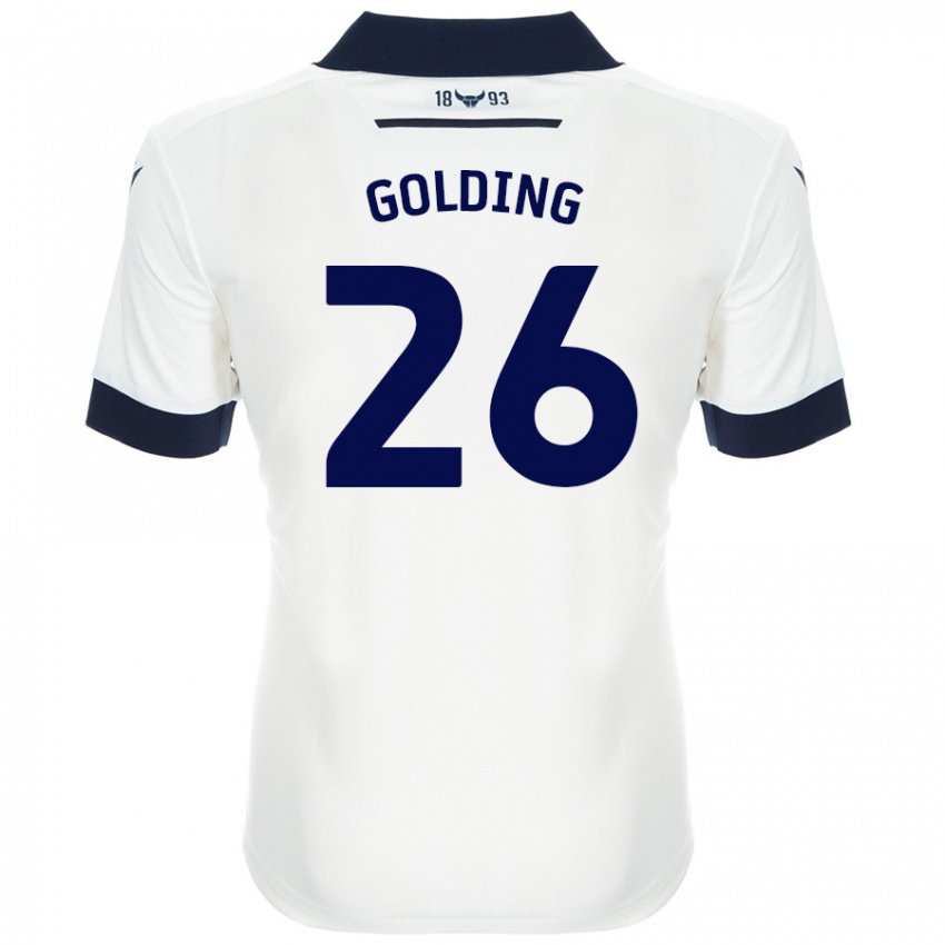 Criança Camisola James Golding #26 Azul-Marinho Branco Alternativa 2024/25 Camisa Brasil