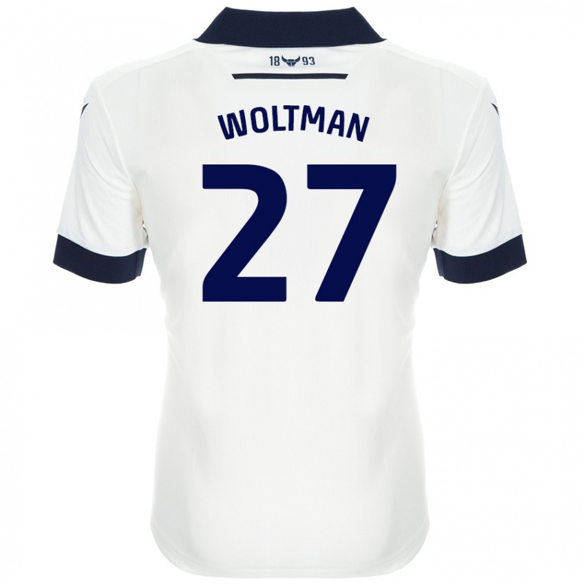 Criança Camisola Max Woltman #27 Azul-Marinho Branco Alternativa 2024/25 Camisa Brasil