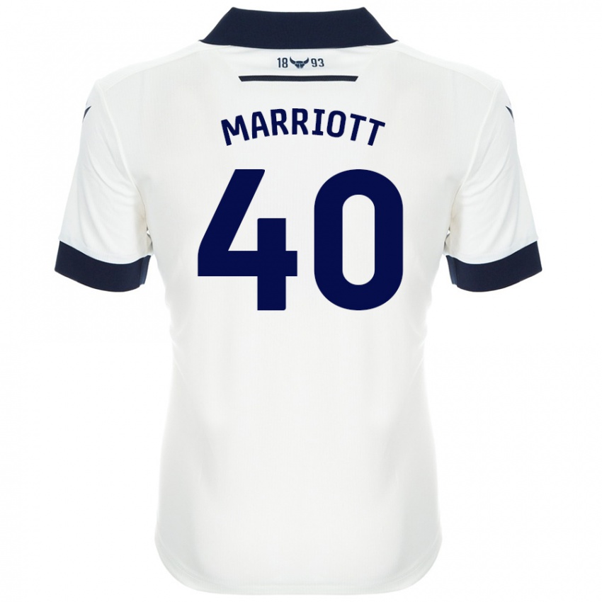 Criança Camisola Monty Marriott #40 Azul-Marinho Branco Alternativa 2024/25 Camisa Brasil