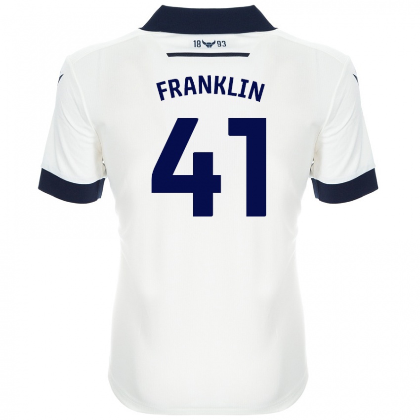 Criança Camisola George Franklin #41 Azul-Marinho Branco Alternativa 2024/25 Camisa Brasil