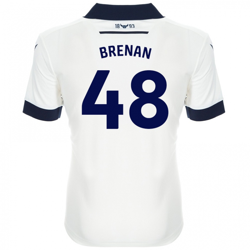 Criança Camisola Tobias Brenan #48 Azul-Marinho Branco Alternativa 2024/25 Camisa Brasil