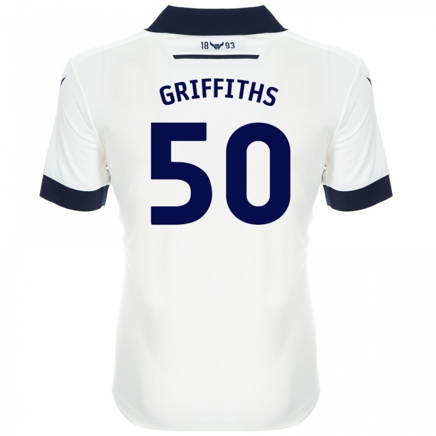 Criança Camisola Louis Griffiths #50 Azul-Marinho Branco Alternativa 2024/25 Camisa Brasil