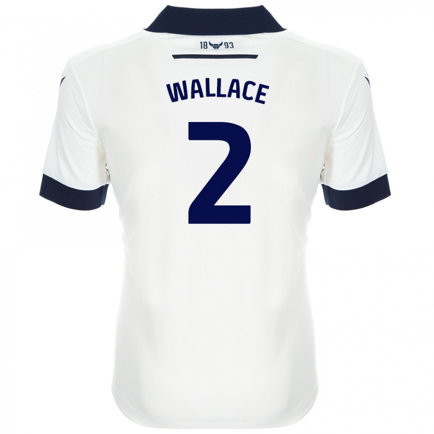 Criança Camisola Emily Wallace #2 Azul-Marinho Branco Alternativa 2024/25 Camisa Brasil