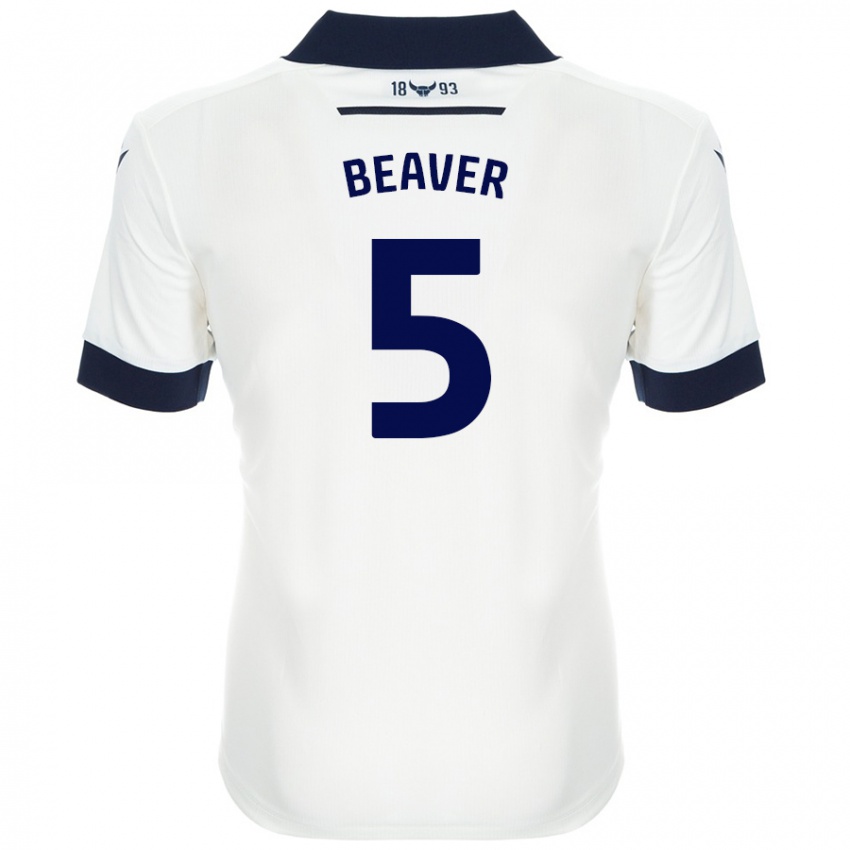 Criança Camisola Catherine Beaver #5 Azul-Marinho Branco Alternativa 2024/25 Camisa Brasil